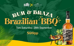 Rum & Braza Brazilian BBQ at Crowne Plaza Hawkesbury Valley