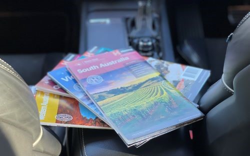 maps in car