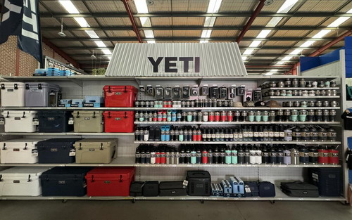 Yeti display at Kings Ebenezer